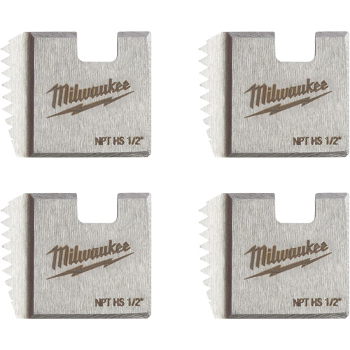 Matrices de tuyauterie portables NPT, Pour tuyau de 1/2", Alliage/Acier rapide Nuna Depot Inc.