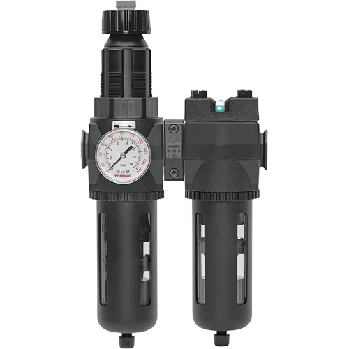 Filtre/r&eacute;gulateur + filtre coalescent drain manuel avec bol standard Modulair 400, 1/4" NPT, 150 psi, Capacit&eacute; de 9,1 oz liq. Nuna Depot Inc.