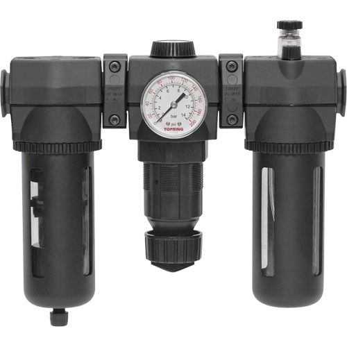Filtre, d&eacute;tendeur & lubrificateur Modulair 400 avec drain manuel & bol standard, 3/4" NPTF Nuna Depot Inc.