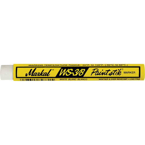 WS-3/8 Paintstik&reg; Paint Marker, Solid Stick, White Nuna Depot Inc.