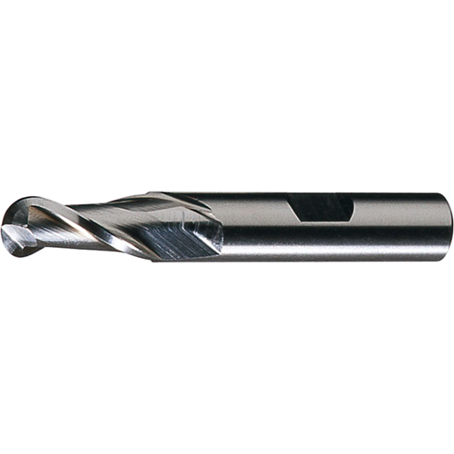Centre Cutting Ball Nose Single End Finishers, 5/8" Dia., 2 Flutes, High Speed Steel Nuna Depot Inc.