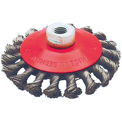 BK4520T Knot Twisted Conical Wheel, 4-1/2" Dia., 0.02" Fill, 5/8"-11 Arbor Nuna Depot Inc.