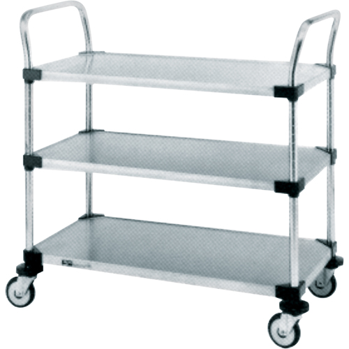 Standard-Duty Utility Carts, 3 Tiers, 24" W x 39" H x 36" D, 500 lbs. Capacity Nuna Depot Inc.