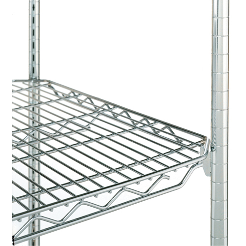 Qwikslot Adjustable Shelving Unit, 4 Tiers, 48" W x 54" H x 24" D Nuna Depot Inc.