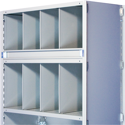 S&eacute;parateur pour rayonnage enclenchable Interlok Nuna Depot Inc.