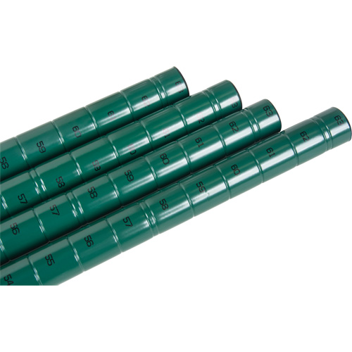 Heavy-Duty Green Epoxy Finish Wire Shelving Post Nuna Depot Inc.