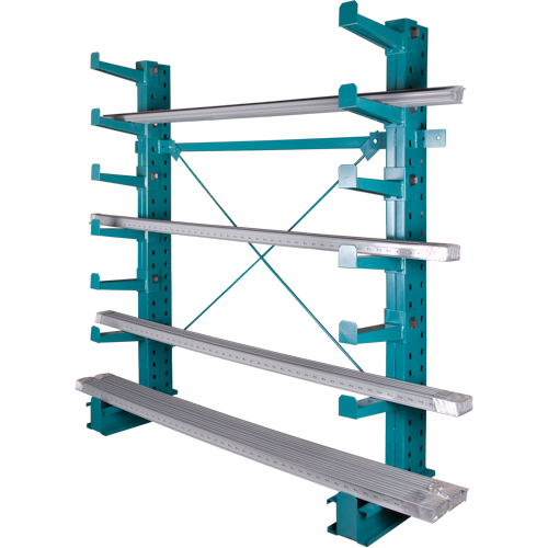Cantilever Bar-Stock Racking - Light-Duty, Single Sided, 12" Arm, 75" H Nuna Depot Inc.