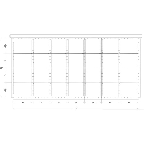 Cabinet d'entreposage &agrave; tiroirs int&eacute;gr&eacute; Interlok Nuna Depot Inc.