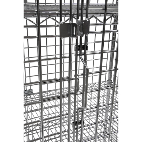 Security Cart, Chrome Plated, 48" x 69" x 24", 500 lbs. Capacity Nuna Depot Inc.