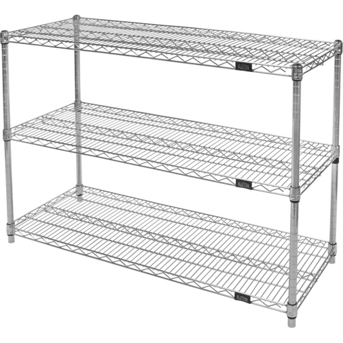 &eacute;tag&egrave;res robustes en treillis chromat&eacute;, Tiers 3, 30" la x 33" h x 14" p Nuna Depot Inc.
