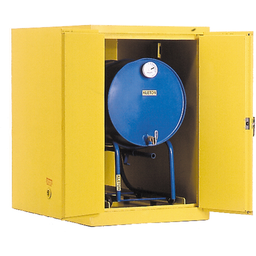 Drum Safety Cabinets, 400 lbs. Cap., Yellow Nuna Depot Inc.
