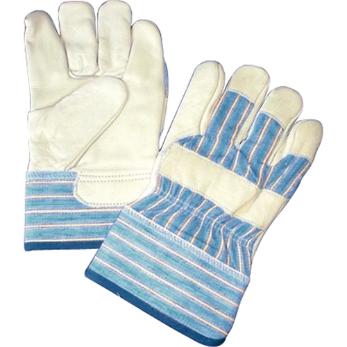 Gants doubl&eacute;s, Taille unique, Paume en Cuir fleur de vache, Doublure en Molleton de coton Nuna Depot Inc.