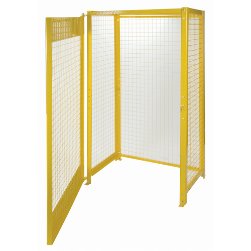 Armoires pour cylindres &agrave; gaz, nbre de bouteilles: 10, 44" , 30" , 74" , Jaune Nuna Depot Inc.