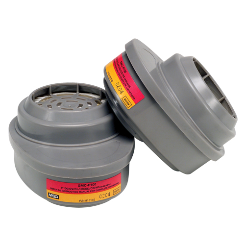 Cartouches pour respirateurs Advantage, Cartouche gaz/vapeur, Vapeurs organiques/Gaz acides/P100 Nuna Depot Inc.