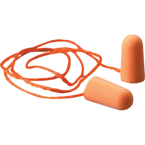 Bouchons d'oreilles en mousse E-A-R, Paire - Sac en poly, Avec cordon Nuna Depot Inc.