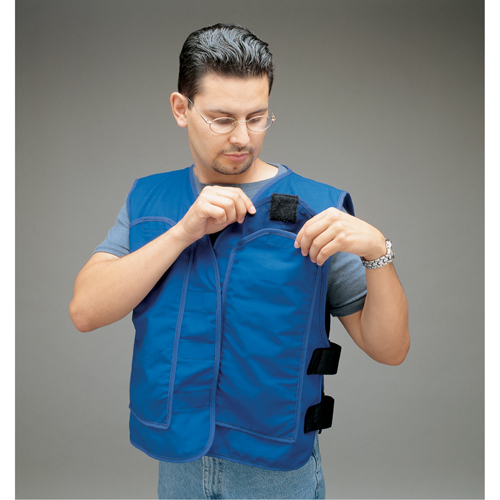 ALLEGRO INDUSTRIES Cooling Vests with Insert Pockets, Large, Royal Blue Nuna Depot Inc.