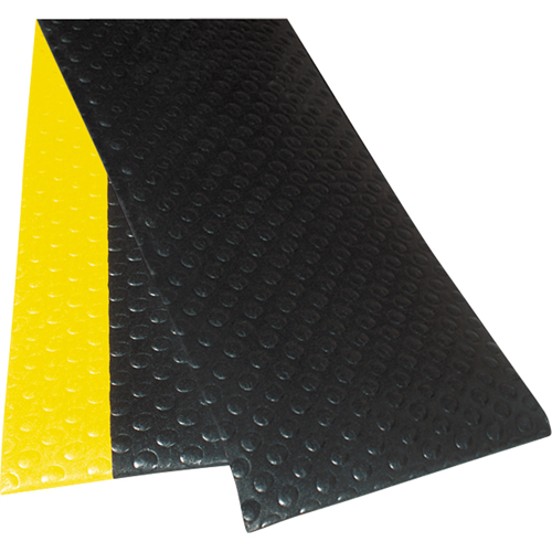 Tapis &agrave; surface &agrave; bulles Sof-Tred No 417 avec Dyna-Shield, &agrave; bulles, 2' x 3' x 1/2", Noir, PVC Nuna Depot Inc.