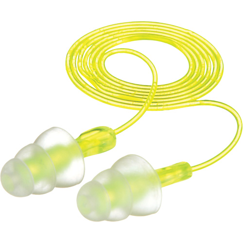 E-A-R Tri-Flange Reusable Earplugs, Corded, Bulk - Polybag, 26 dB NRR, One-Size Nuna Depot Inc.