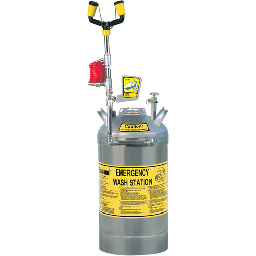 Douche oculaire autonome, Pressuris&eacute;, Capacit&eacute; 13 gal., Conformit&eacute; ANSI Z358.1 Nuna Depot Inc.