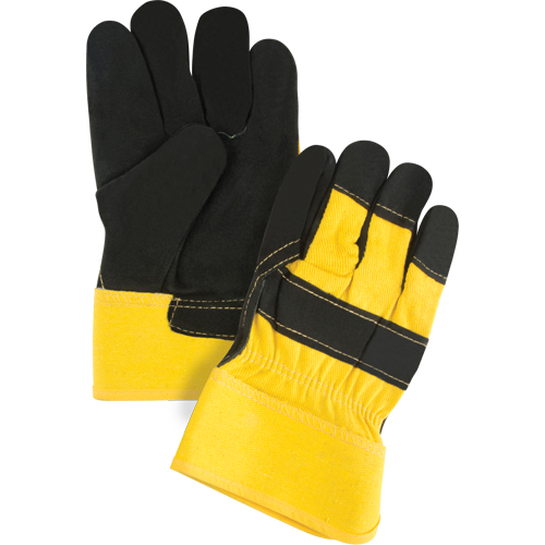 Gants d'ajusteur doubl&eacute;s pour l'hiver &agrave; chaleur sup&eacute;rieure, Grand, Paume en Cuir de vache refendu, Doublure en Thinsulate Nuna Depot Inc.