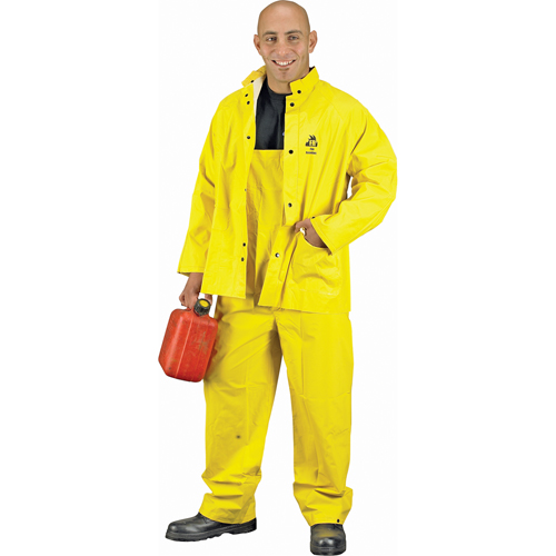 Lightweight Flame Retardant Rainsuit, Large, High Visibility Yellow Nuna Depot Inc.