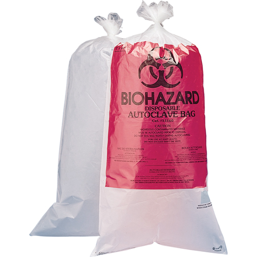 Sacs pour d&eacute;chets dangereux, Biorisque, 30" lo x 24" la, 1,5 mil, Capacit&eacute; de 45.4 L (12 gal.) Nuna Depot Inc.