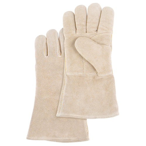 Gants de soudeur de premi&egrave;re qualit&eacute;, Cuir de vache refendu, Taille Grand Nuna Depot Inc.