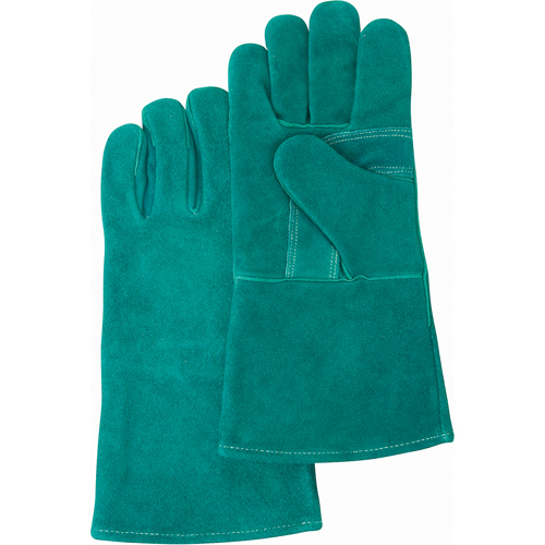 Gants de soudeur de premi&egrave;re qualit&eacute;, Cuir de vache refendu, Taille Grand Nuna Depot Inc.