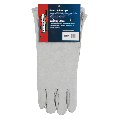 Standard-Duty Welder's Gloves, Split Cowhide, Size Large Nuna Depot Inc.