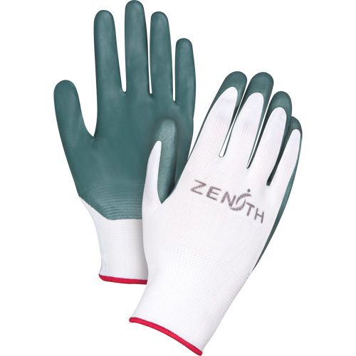 Gants enduits confortables de premi&egrave;re qualit&eacute;, 7/Petit, R&ecirc;vetement Nitrile, Calibre 13, Enveloppe en Polyester Nuna Depot Inc.