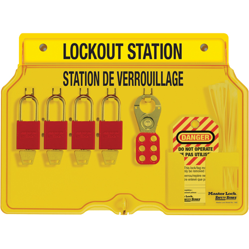 Station de verrouillage, Cadenas Aluminium, Capacit&eacute; de 4, Cadenas Compris Nuna Depot Inc.