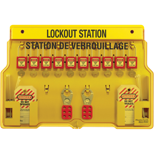 Station de verrouillage, Cadenas Aluminium, Capacit&eacute; de 10, Cadenas Compris Nuna Depot Inc.
