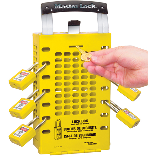 Latch Tight Lock Boxes, Yellow Nuna Depot Inc.