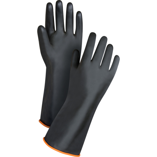 Heavyweight Chemical-Handling Gloves, Size Large/9, 14" L, Rubber Latex, 30-mil Nuna Depot Inc.