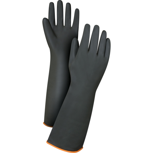Gants de poids lourd pour la manipulation de produits chimiques, Taille Grand/9, 18" lo, Latex de caoutchouc, 30 mils Nuna Depot Inc.