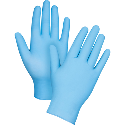 Gants jetables de calibre m&eacute;dical r&eacute;sistants &agrave; la perforation, Petit, Nitrile, 4,5 mils, Sans poudre, Bleu, Classe 2 Nuna Depot Inc.