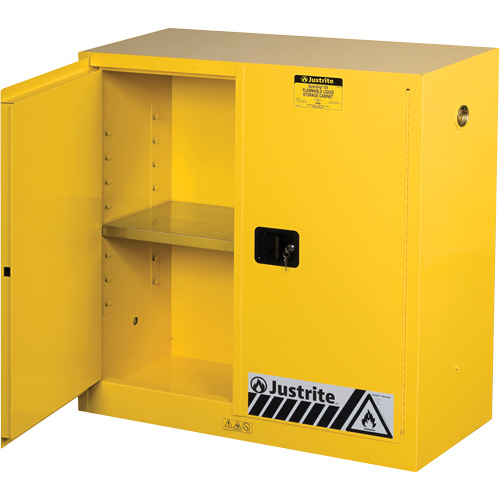 Sure-Grip&reg; Ex Flammable Storage Cabinets, 30 gal., 2 Door, 43" W x 44" H x 18" D Nuna Depot Inc.