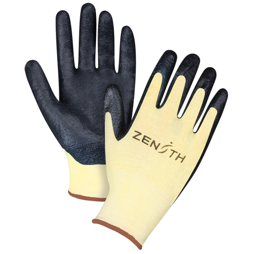 Gants r&eacute;sistants &agrave; la coupe avec prise sup&eacute;rieure, Taille Grand/9, Calibre 13, Rev&ecirc;tement Mousse de nitrile, Enveloppe en Aramide, ANSI/ISEA 105 niveau 3/EN 388 niveau 5 Nuna Depot Inc.