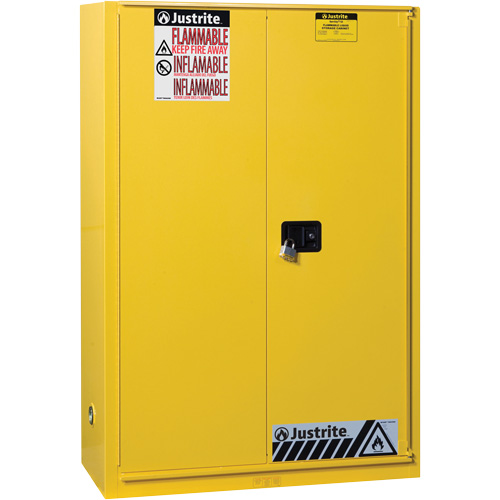 Armoires Sure-Grip EX pour produits inflammables, 45 gal., 1 Porte(s), 43" La x 65" h x 18" p Nuna Depot Inc.