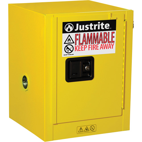 Armoire de s&eacute;curit&eacute; de comptoir pour produits inflammables EX Sure-Grip, 4 gal., 1 Porte(s), 17" La x 22" h x 17" p Nuna Depot Inc.