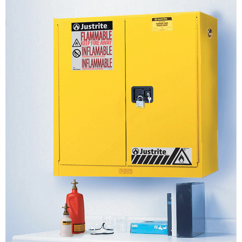 Wall Mount Sure-Grip&reg; Ex Safety Cabinets, 20 gal., 2 Door, 43" W x 44" H x 12" D Nuna Depot Inc.