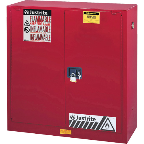 Armoire de s&eacute;curit&eacute; pour la peinture et les encres combustibles EX Sure-Grip, 40 gal., 3 tablettes Nuna Depot Inc.