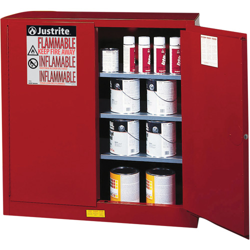 Sure-Grip&reg; EX Combustibles Safety Cabinet for Paint and Ink, 40 gal., 3 Shelves Nuna Depot Inc.