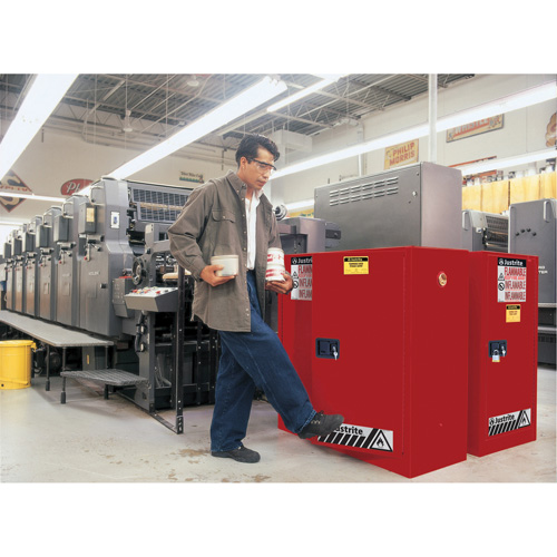 Sure-Grip&reg; EX Combustibles Safety Cabinet for Paint and Ink, 40 gal., 3 Shelves Nuna Depot Inc.