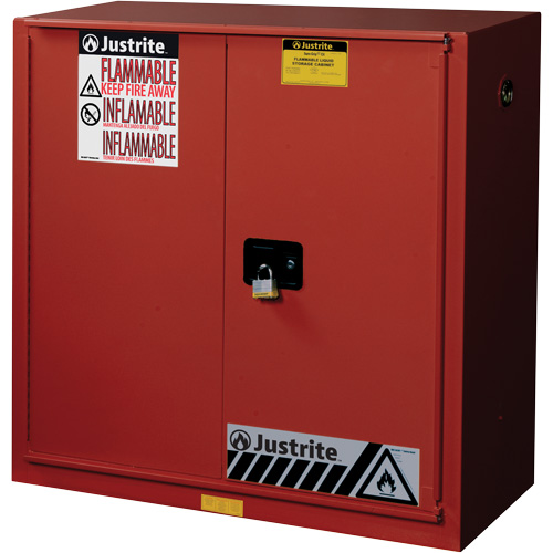Sure-Grip&reg; EX Combustibles Safety Cabinet for Paint and Ink, 40 gal., 3 Shelves Nuna Depot Inc.