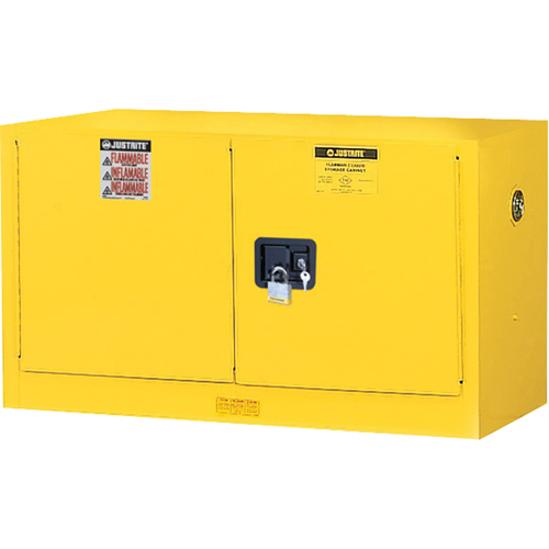 Armoire de s&eacute;curit&eacute; murale pour produits inflammables EX Sure-Grip , 17 gal., 2 Porte(s), 43" La x 24" h x 18" p Nuna Depot Inc.