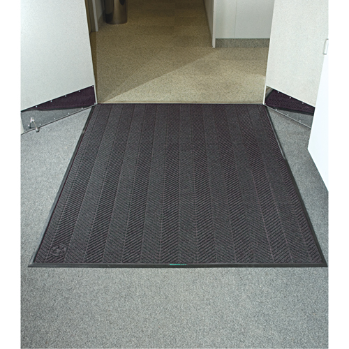 Tapis Waterhog Eco Elite, Essuie-pieds/grattoir, 3' x 5' x 3/8", Cendre grise Nuna Depot Inc.