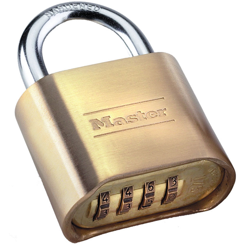 Cadenas &agrave; combinaison, Argent, Rev&ecirc;tement en laiton, Largeur de 2" Nuna Depot Inc.
