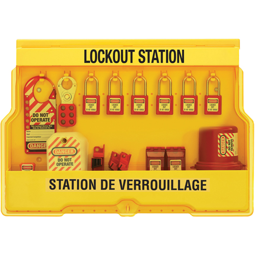 Postes de verrouillage &eacute;lectrique, Cadenas Thermoplastique, Capacit&eacute; de 16, Cadenas Compris Nuna Depot Inc.
