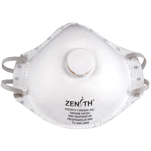 Respîrateur contre les particules - Emballage pour machine distributrice, N95, Certifi&eacute; NIOSH, Moyen/grand Nuna Depot Inc.